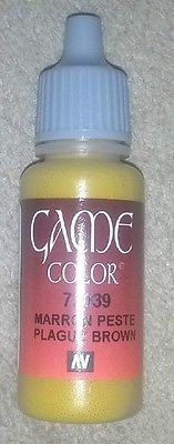 Vallejo Paint Game Color Plague Brown 72039 (*See Per Order Flat Rate Shipping)