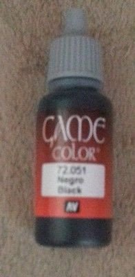 Vallejo Paint Game Color Black 72051  (*See Per Order Flat Rate Shipping)