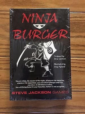 Ninja Burger Game 2003 NEW Steve Jackson Games (*See Per Order Flat Rate Shipping)