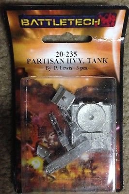 Battletech Partisan Heavy Tank 20-235 *(See Per Order Flat Rate Shipping)