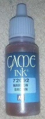 Vallejo Game Ink Brown 72092  17ml (*See Per Order Flat Rate Shipping)