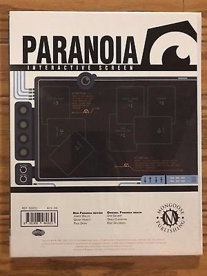 Paranoia RPG: Paranoia Interactive Screen (*See Per Order Flat Rate Shipping)