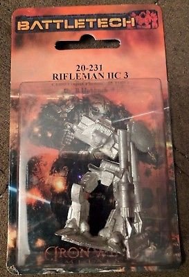 Battletech Rifleman IIc Mech 20-231 (*See Per Order Flat Rate Shipping)