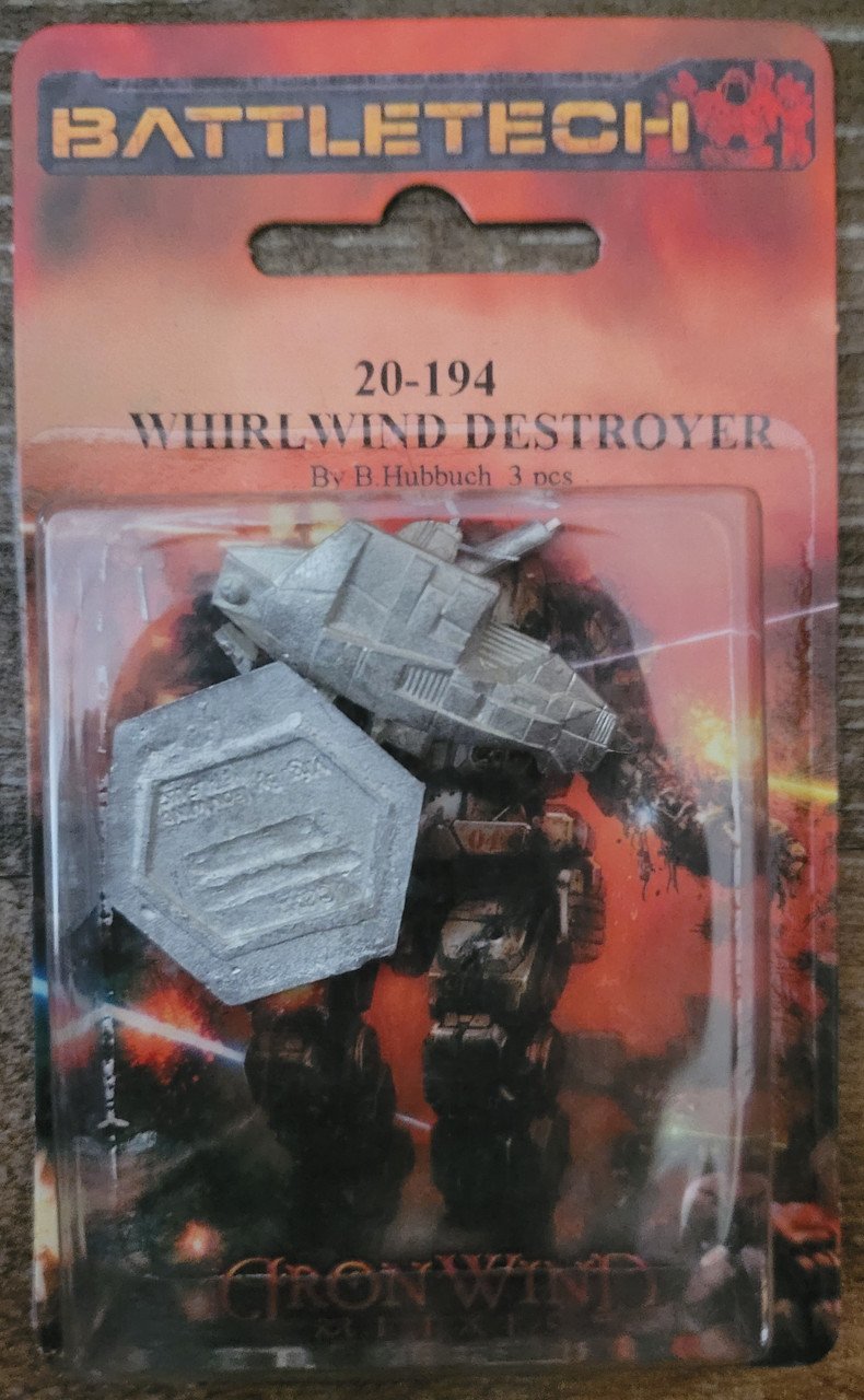 BattleTech 20-194 Whirlwind Destroyer (*See Per Order Flat Rate Shipping)