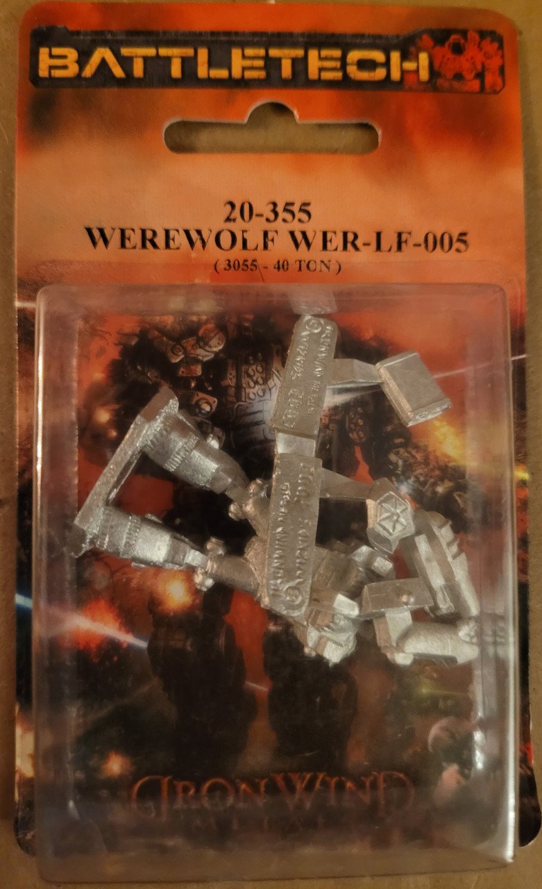 BattleTech 20-355 WereWolf Wer-LF-005 (*See Per Order Flat Rate Shipping)