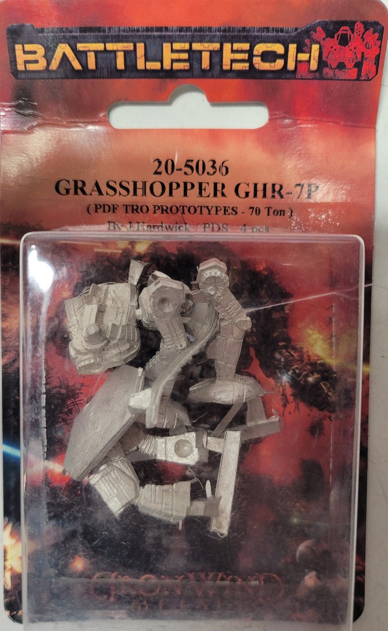 Battletech 20-5036 Grasshopper GHR-7P Mech (*See Per Order Flat Rate Shipping)