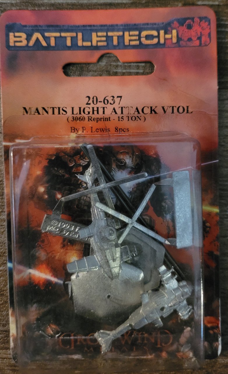 BattleTech 20-637 Mantis Light Attack VTOL (2) (*See per Order Flat rate Shipping)