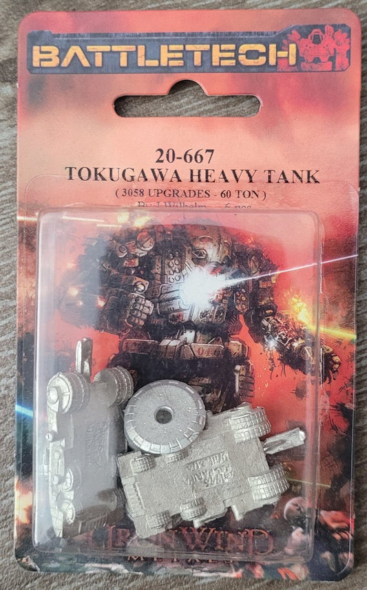 BattleTech 20-667 Tokugawa Heavy Tank (2)(*See Per Order Flat Rate Shipping)