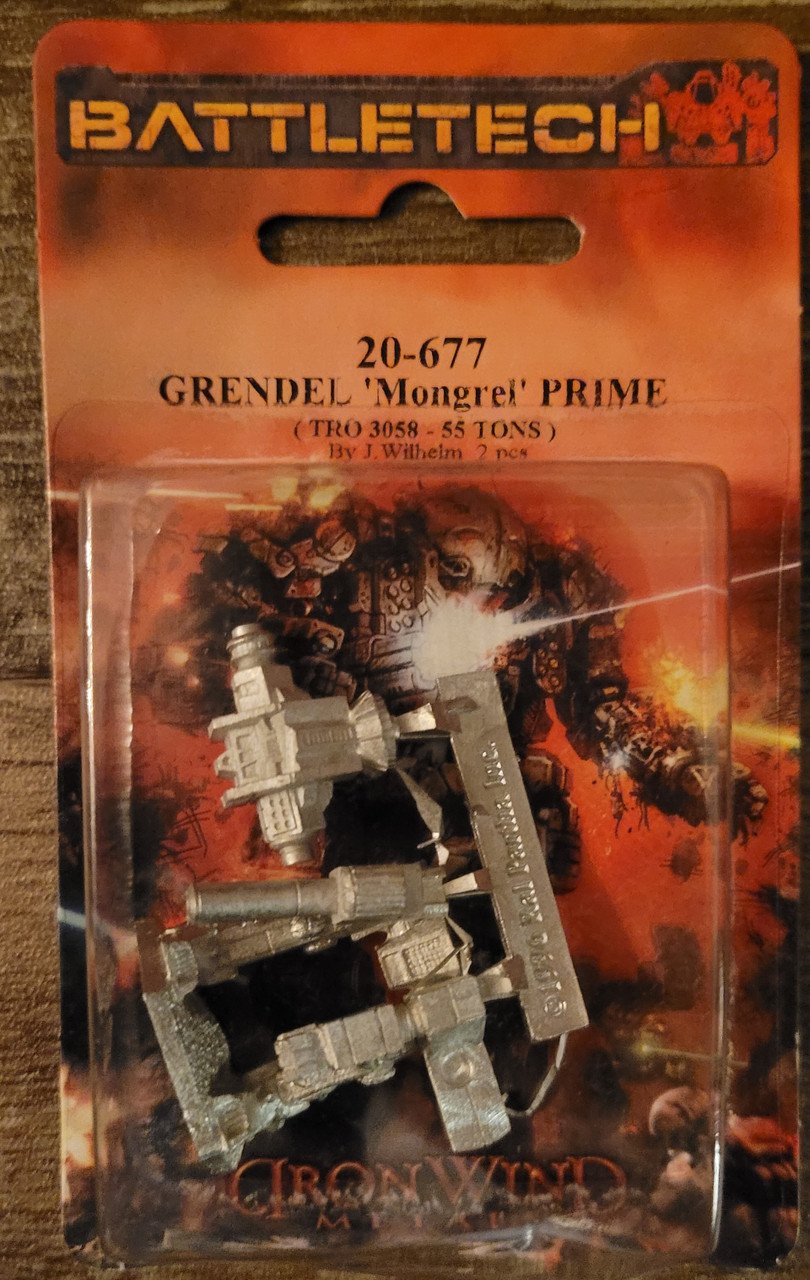 BattleTech 20-677 Grendel "Mongrel" Prime (*See Per Order Flat Rate Shipping)