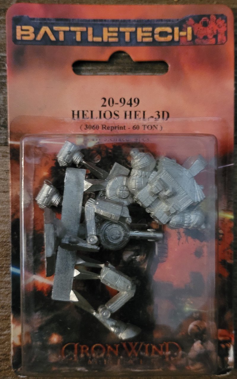 BattleTech 20-949 Helios HEL-3D (*See Per Order Flat Rate Shipping)