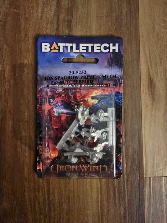 Battletech Ion Sparrow (Butcherbird) Prime / A Mech 20-5232 (*See Per Order Flat Rate Shipping)