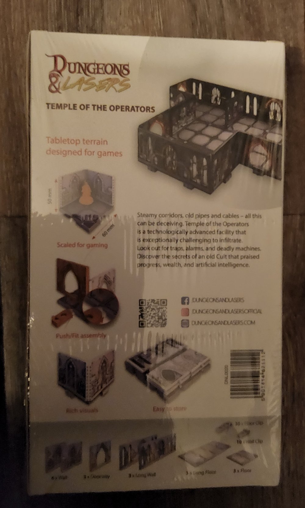 Temple of the Operators Dungeons & Lasers Terrain (*See Per Order Flat Rate shipping