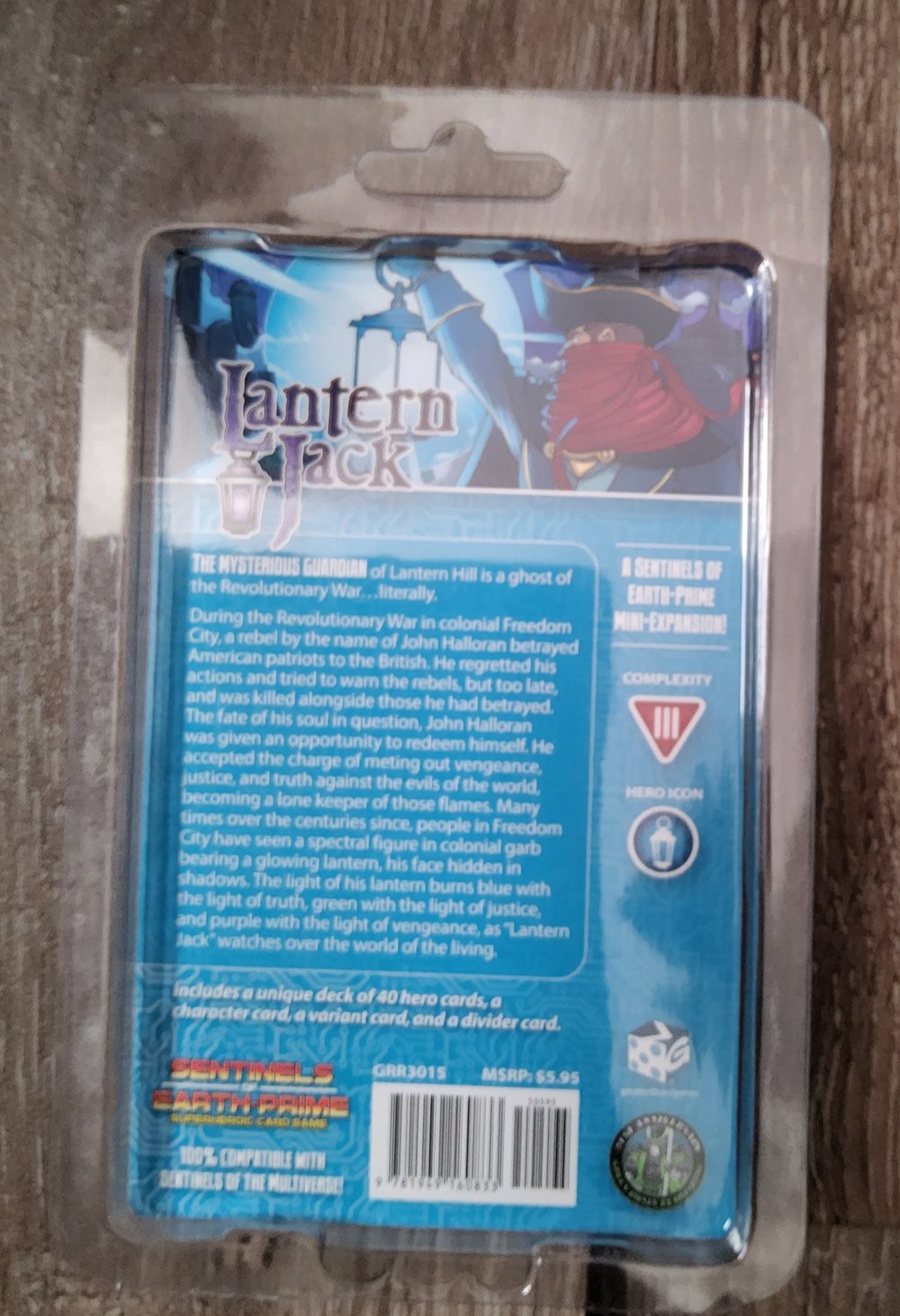 Sentinels of Earth Prime Lantern Jack Hero Mini-Expansion (*See Per Order Flat Rate Shipping)