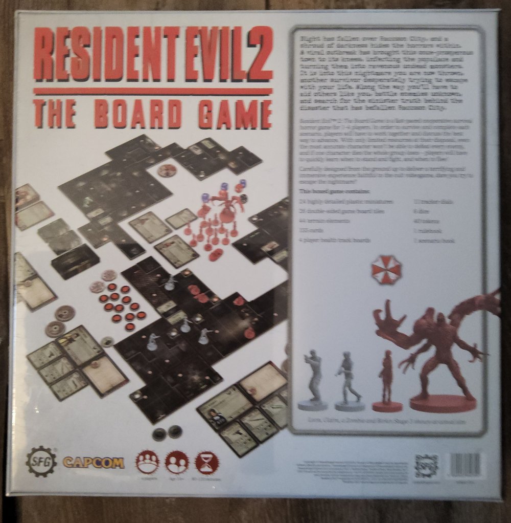 Resident Evil 2 The Board Games (Core Game) (*See Per Order Flat Rate Shipping)