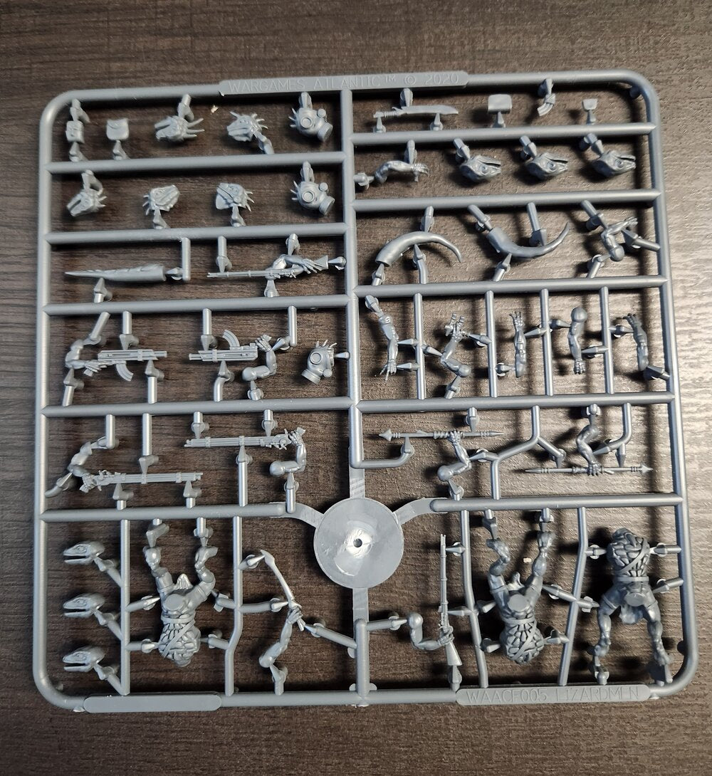 Classic Fantasy Lizardmen (1 Sprue, 3 Figures ) (*See Per Order Flat Rate Shipping)