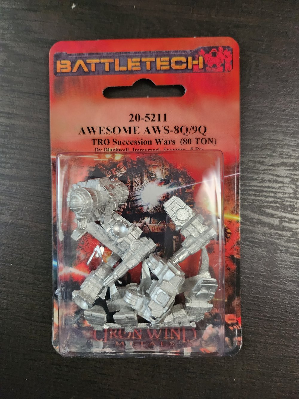 BattleTech 20-5211 Awesome  AWS-8Q / 9Q Mech (*See Per Order Flat Rate Shipping)