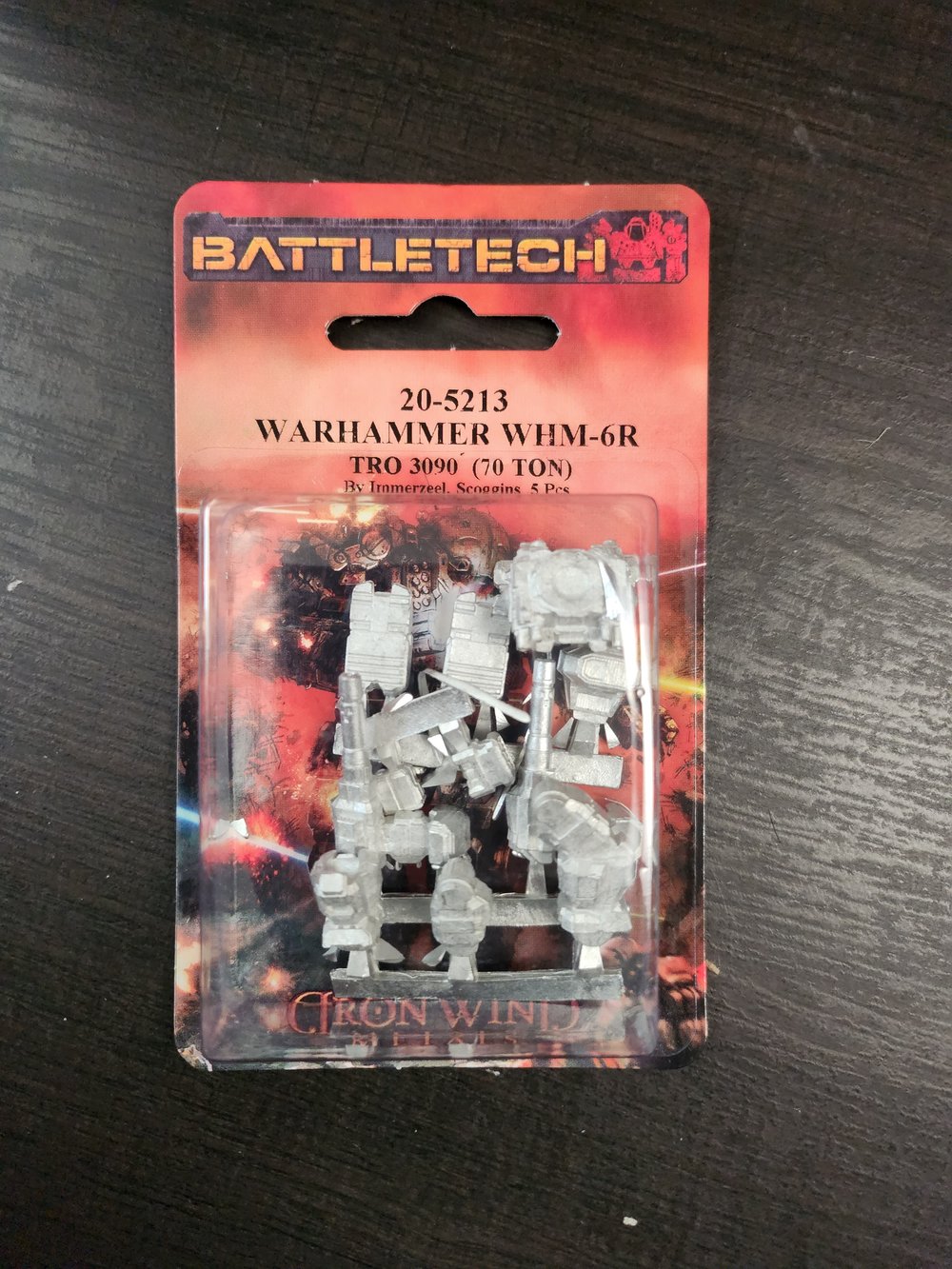 BattleTech 20-5213 Warhammer WHM-6R Mech (*See Per Order Flat Rate Shipping)