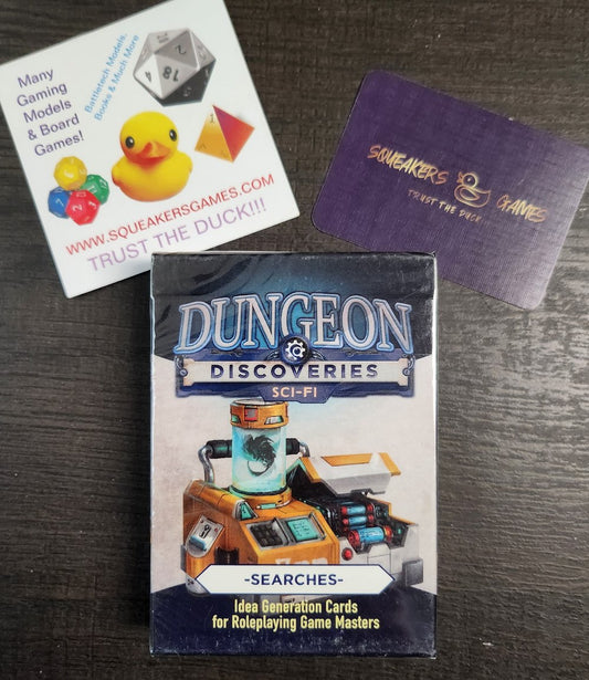 Dungeon Discoveries SciFi – Searches – Card Deck (*See Per Order Flat Rate Shipping)