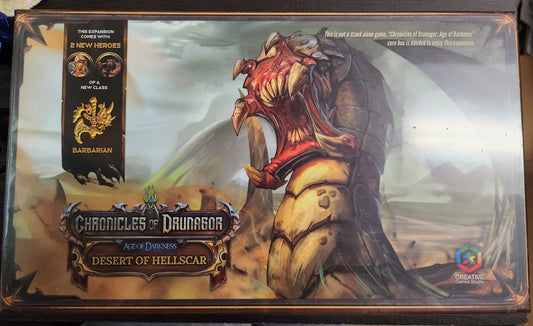 CHRONICLES OF DRUNAGOR AGE OF DARKNESS DESERT OF HELLSCAR EXPANSION (*See Per Order Flat Rate Shipping)