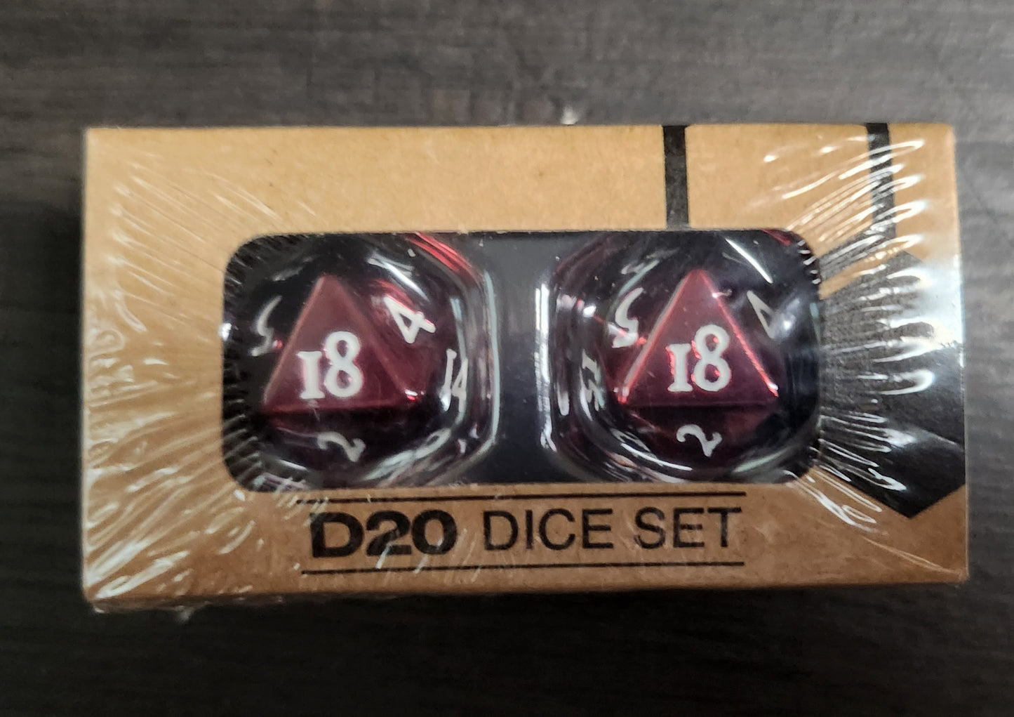 Heavy Metal D20 Dice Set (2ct) (*See Per Order Flat Rate Shipping)