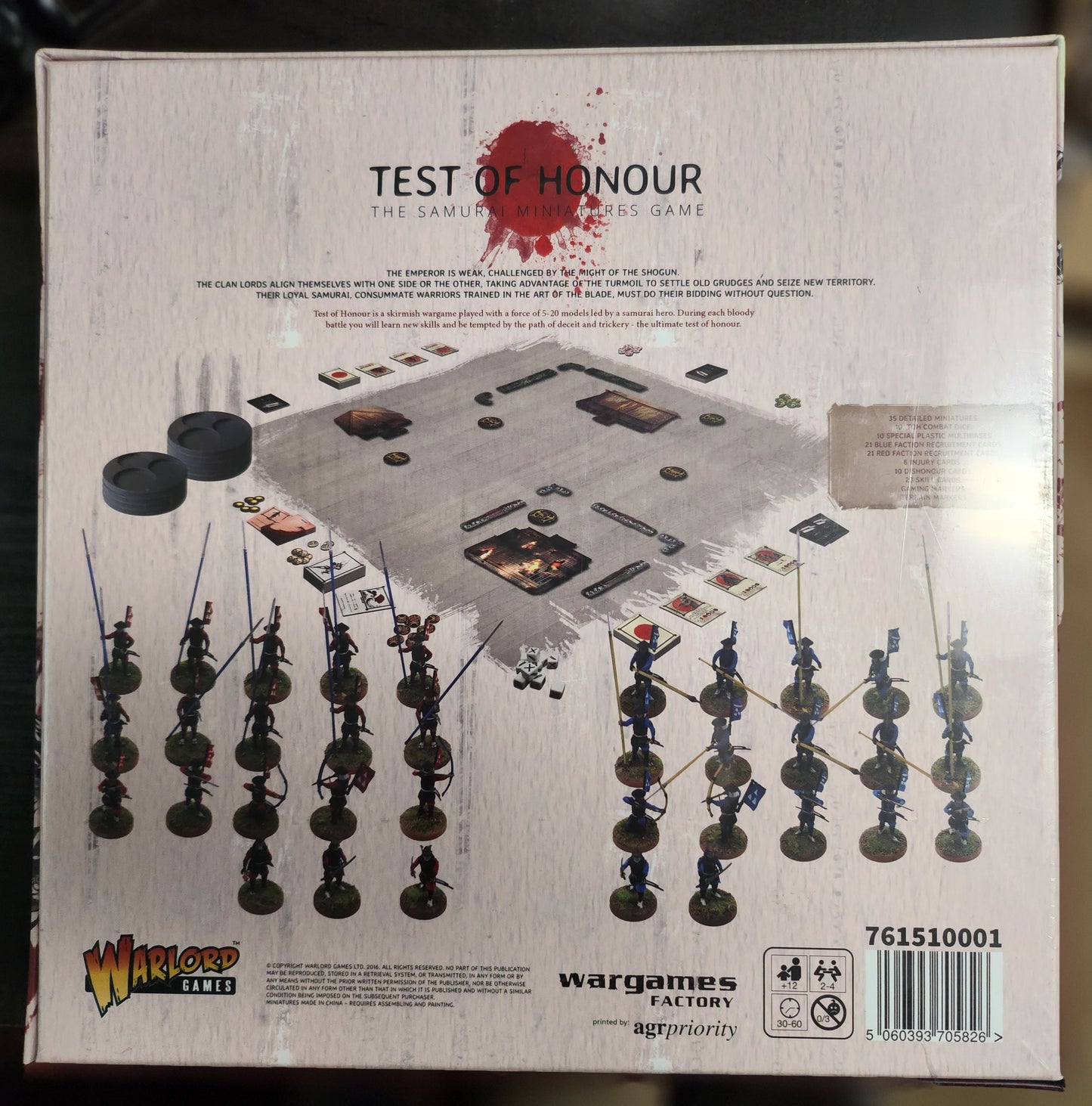 Test of Honour: The Samurai Miniatures Game (*See Per Order Flat Rate Shipping)