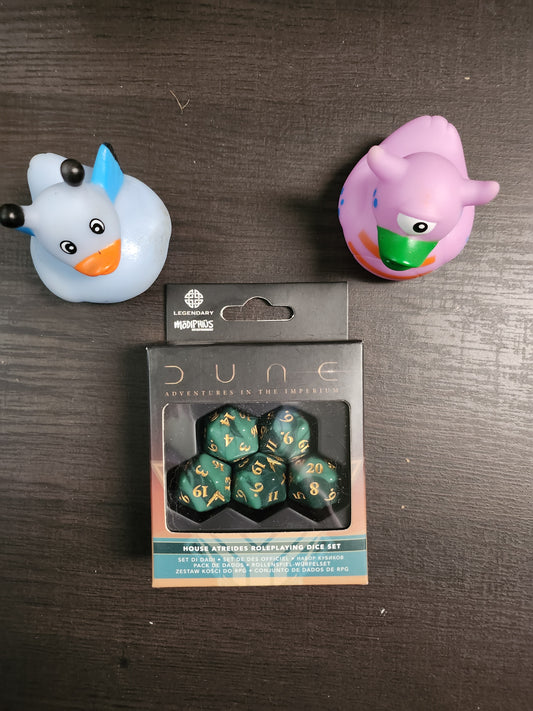 Dune - Adventures in the Imperium Dice Set: Atreides (*See Per Order Flat Rate Shipping)