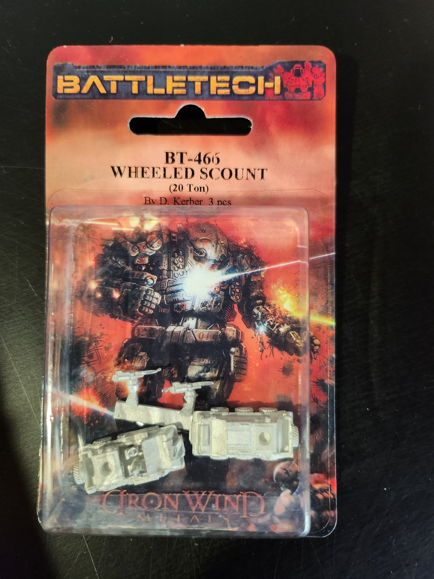 BattleTech: BT-466 Wheeled Scout (2) Open and Closed Top (*See Per Order Flat Rate Shipping)