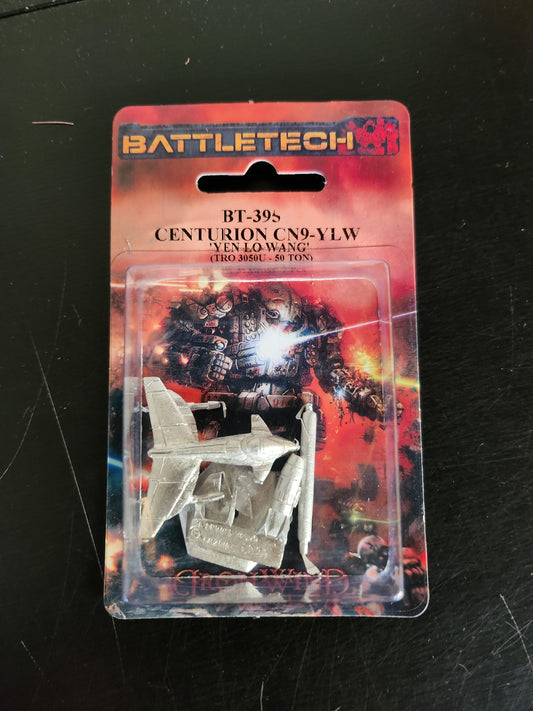 BattleTech: BT-395 Centurion CN9-YLW / CN9-YLW2 "Yen Lo Wang"(*See Per Order Flat Rate Shipping)