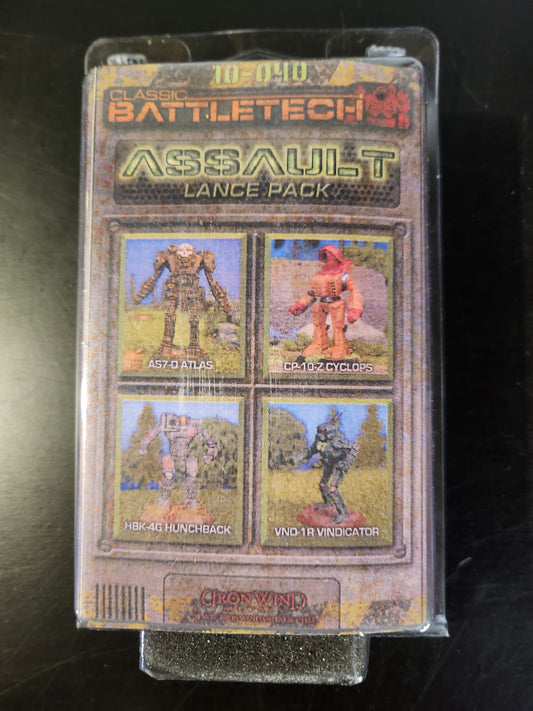 BattleTech: 10-040 Assault Lance Pack (*See Per Order Flat Rate Shipping)