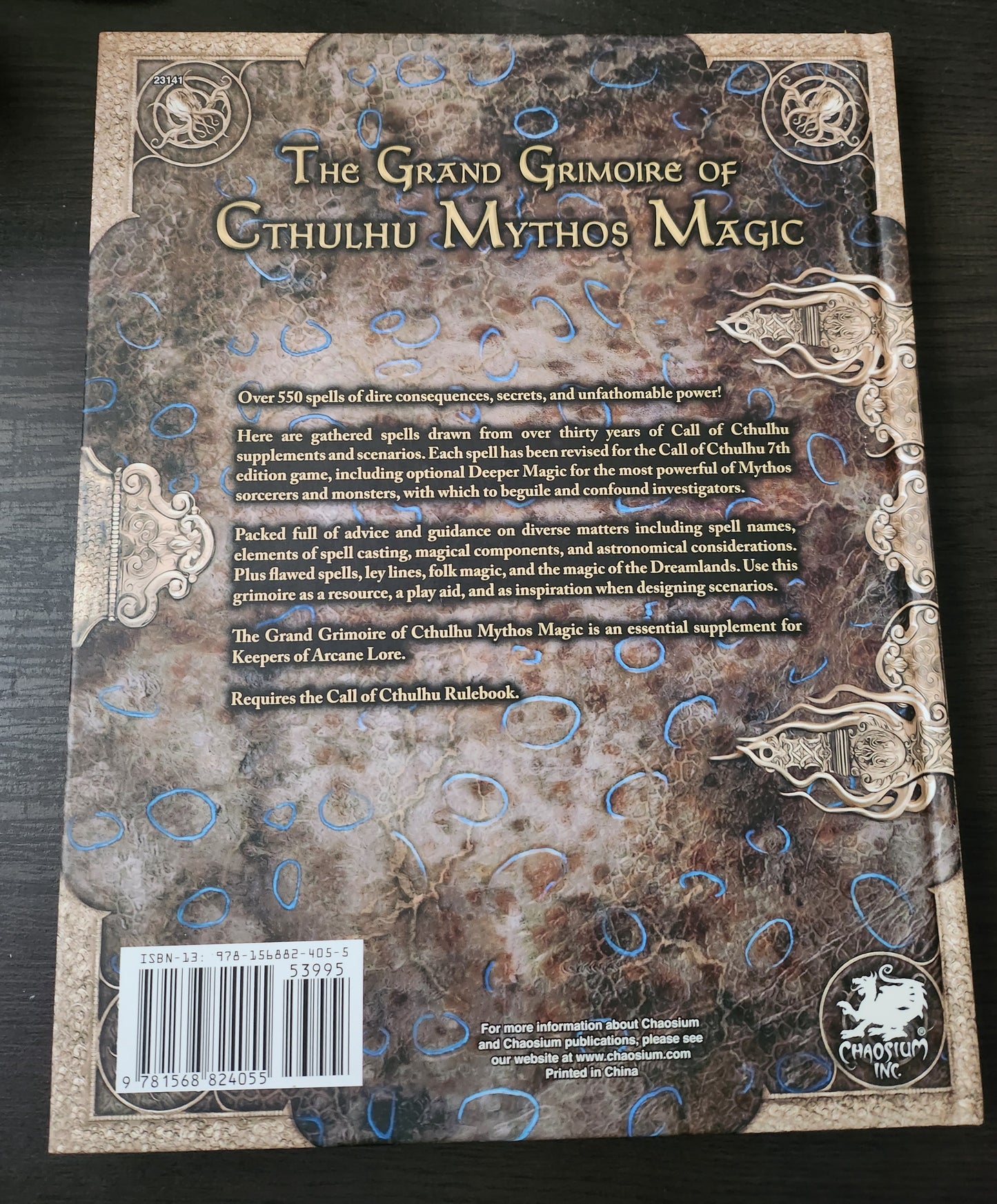 Call of Cthulhu: The Grand Grimoire of Cthulhu Mythos Magic - Hardcover (*See Per Order Flat Rate Shipping)