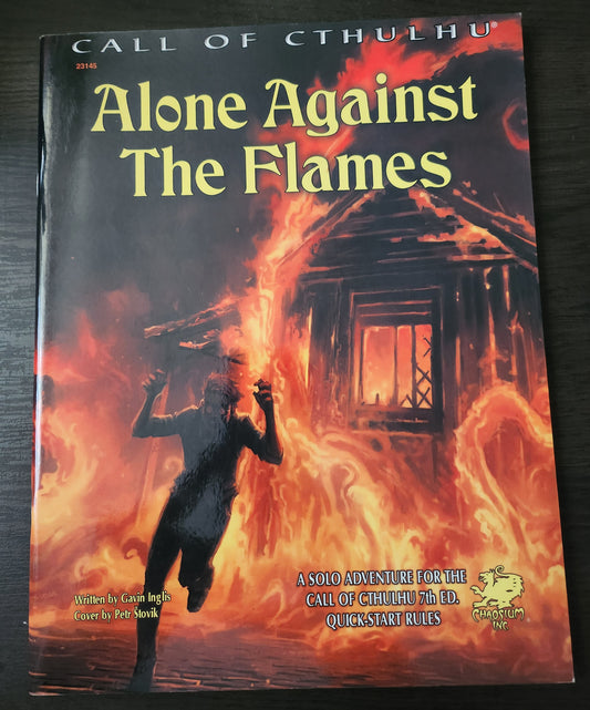 Call of Cthulhu: Alone Against the Flames (*See Per Order Flat Rate Shipping)