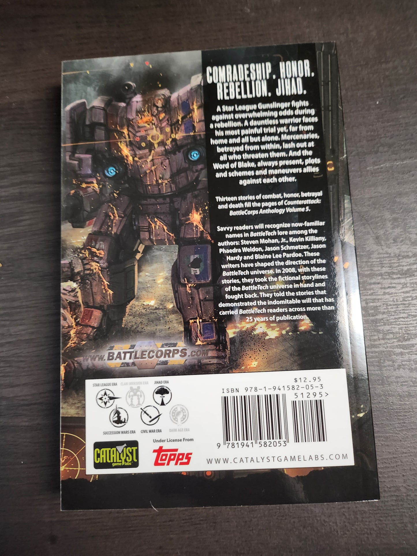 BATTLETECH: ANTHOLOGY VOL. 5: COUNTERATTACK (*See Per Order Flat Rate Shipping)