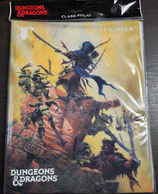 DUNGEONS & DRAGONS  D&D Class Folio Fighter Ultra Pro (*See Per Order Flat Rate Shipping)