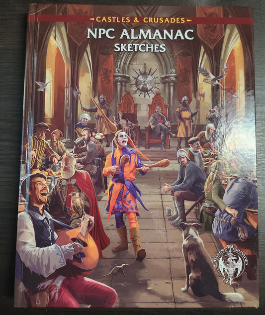 Castles & Crusades NPC Almanac Sketches (*See Per Order Flat Rate Shipping)