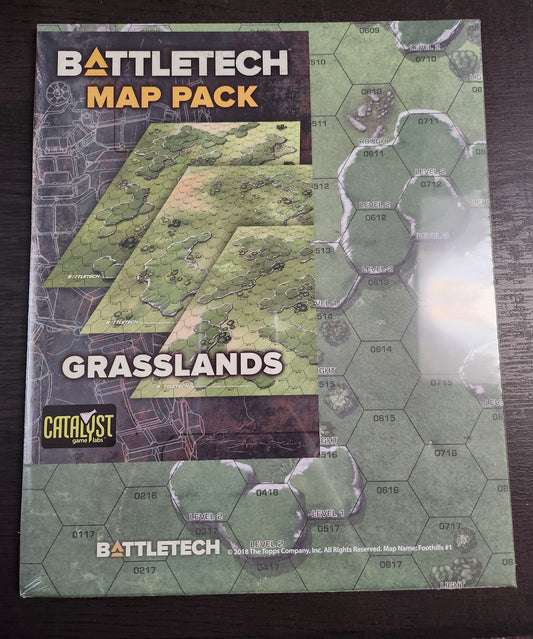 Battletech Map Pack Grassland (*See Per Order Flat Rate Shipping)