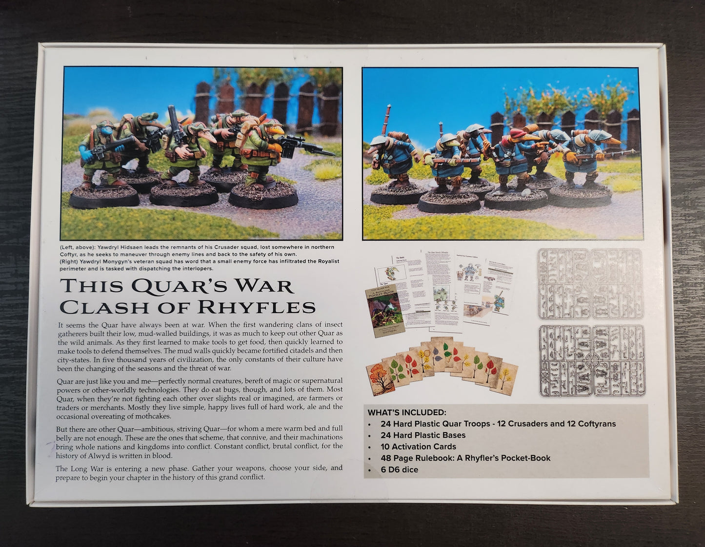 This Quar's War Clash of Rhyfles (2 player game)(*See Per Order Flat Rate Shipping)