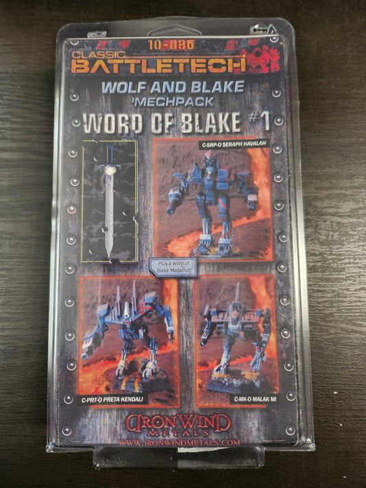 Battletech 10-036 Word of Blake OmniMech Pack I (*See Per Order Flat Rate Shipping)