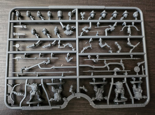 Classic Fantasy Halfling Militia Single Sprue (*See Per Order Flat Rate Shipping)