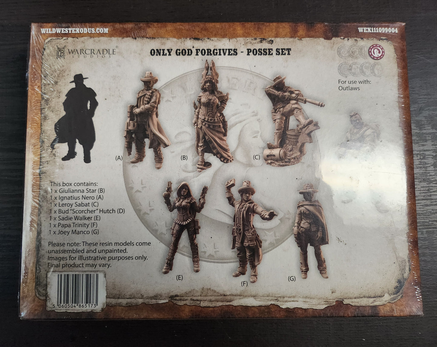 Wild West Exodus Only God Forgives (*See Per Order Flat Rate Shipping)