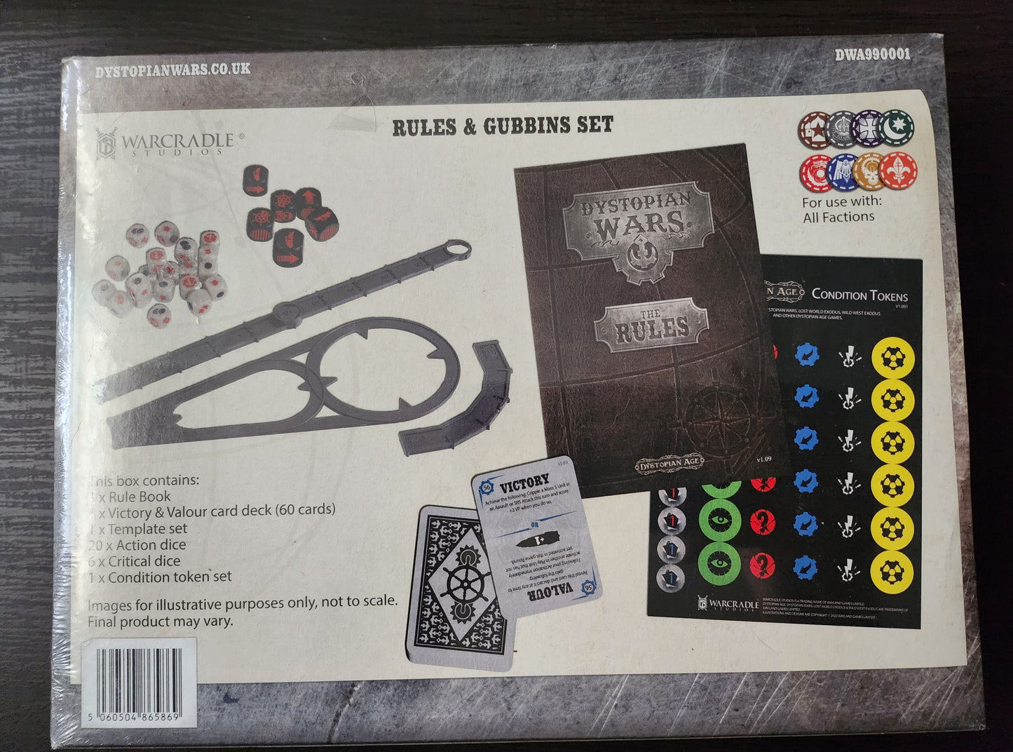 Dystopian Wars: Rules & Gubbins Set (*See Per Order Flat Rate Shipping)