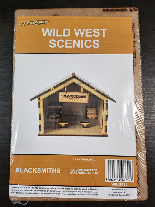 Wild West Scenics: Blacksmiths (28mm) (*See Per Order Flat Rate Shipping)