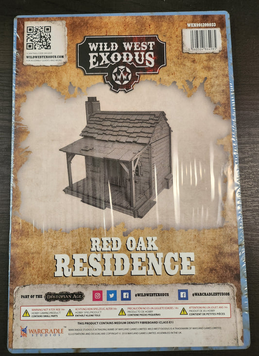 Wild West Exodus Red Oak Residence (*See Per Order Flat Rate Shipping)