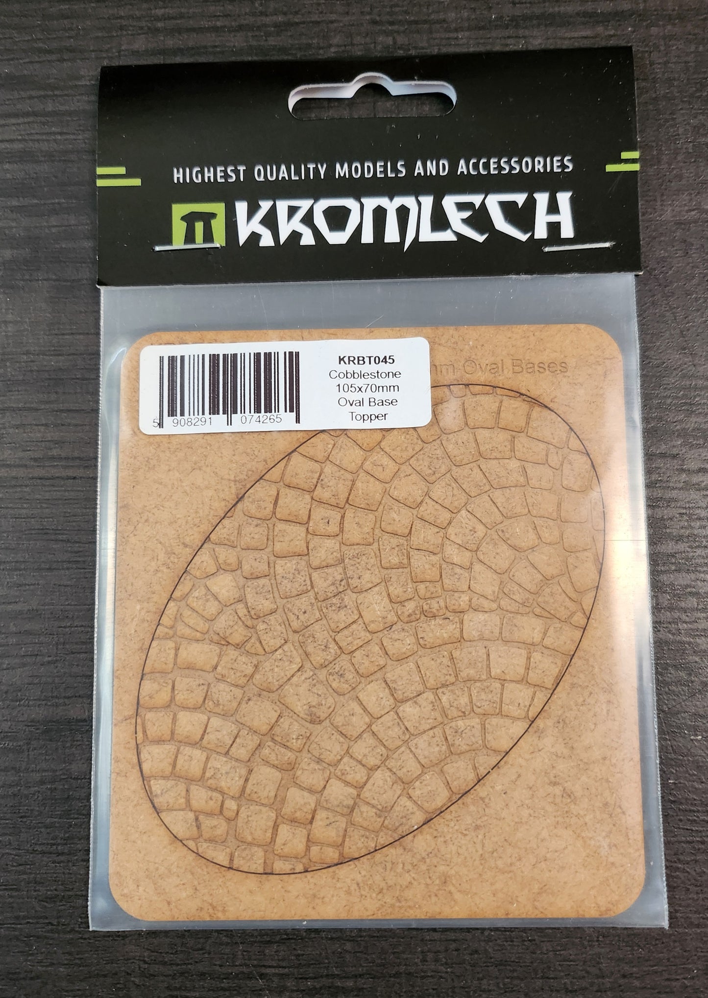 Kromlech Accessories Cobblestone 105x70mm Oval Base Topper (*See Per Order Flat Rate Shipping)