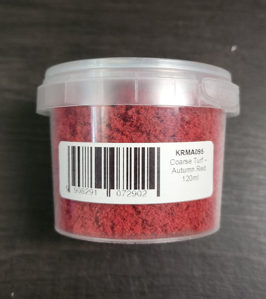 Kromlech Accessories Coarse Turf Autumn Red 120ml (*See Per Order Flat Rate Shipping)