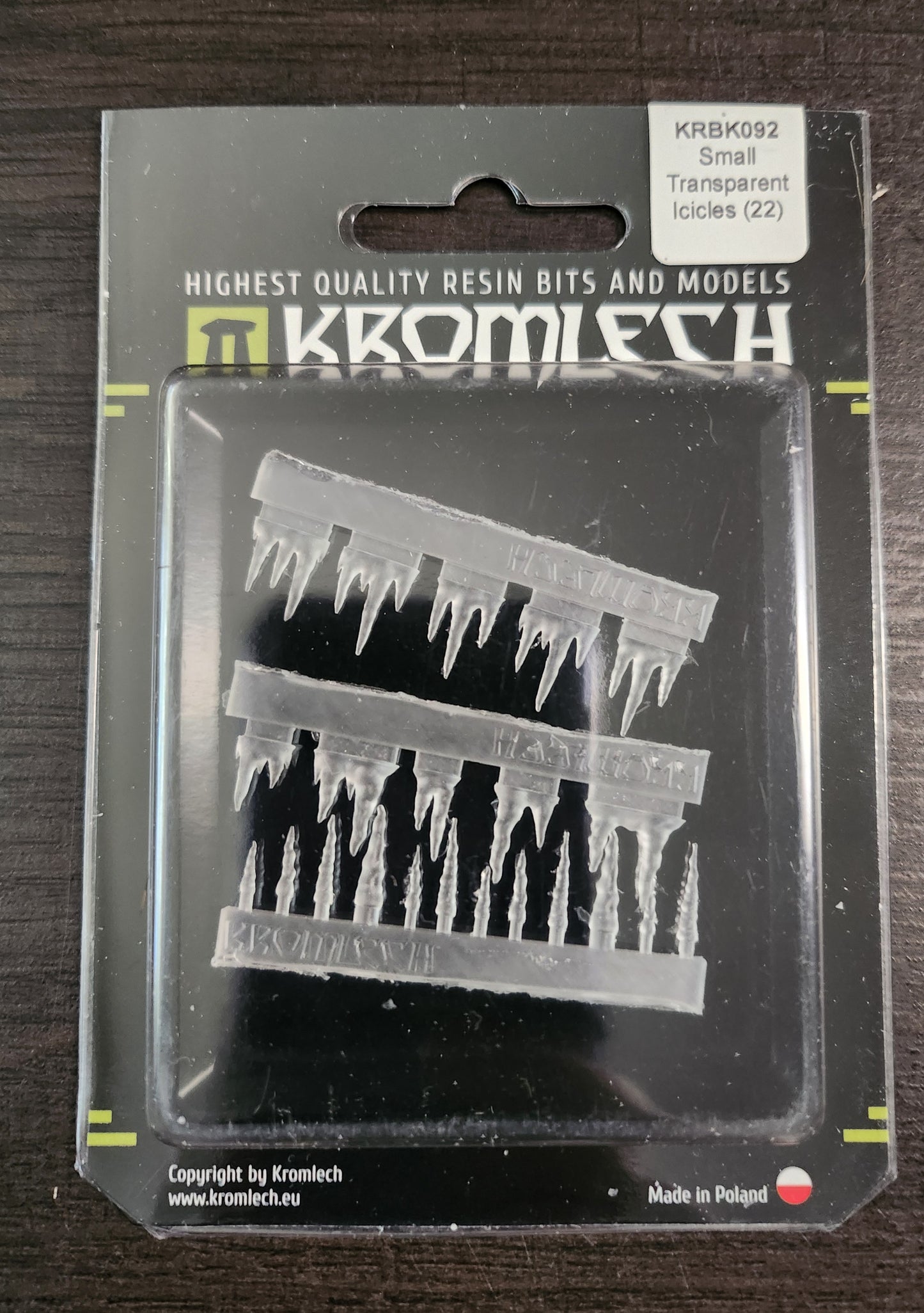 Kromlech Conversion Bitz Small Trasparent Icicles (22) (*See Per Order Flat Rate Shipping)