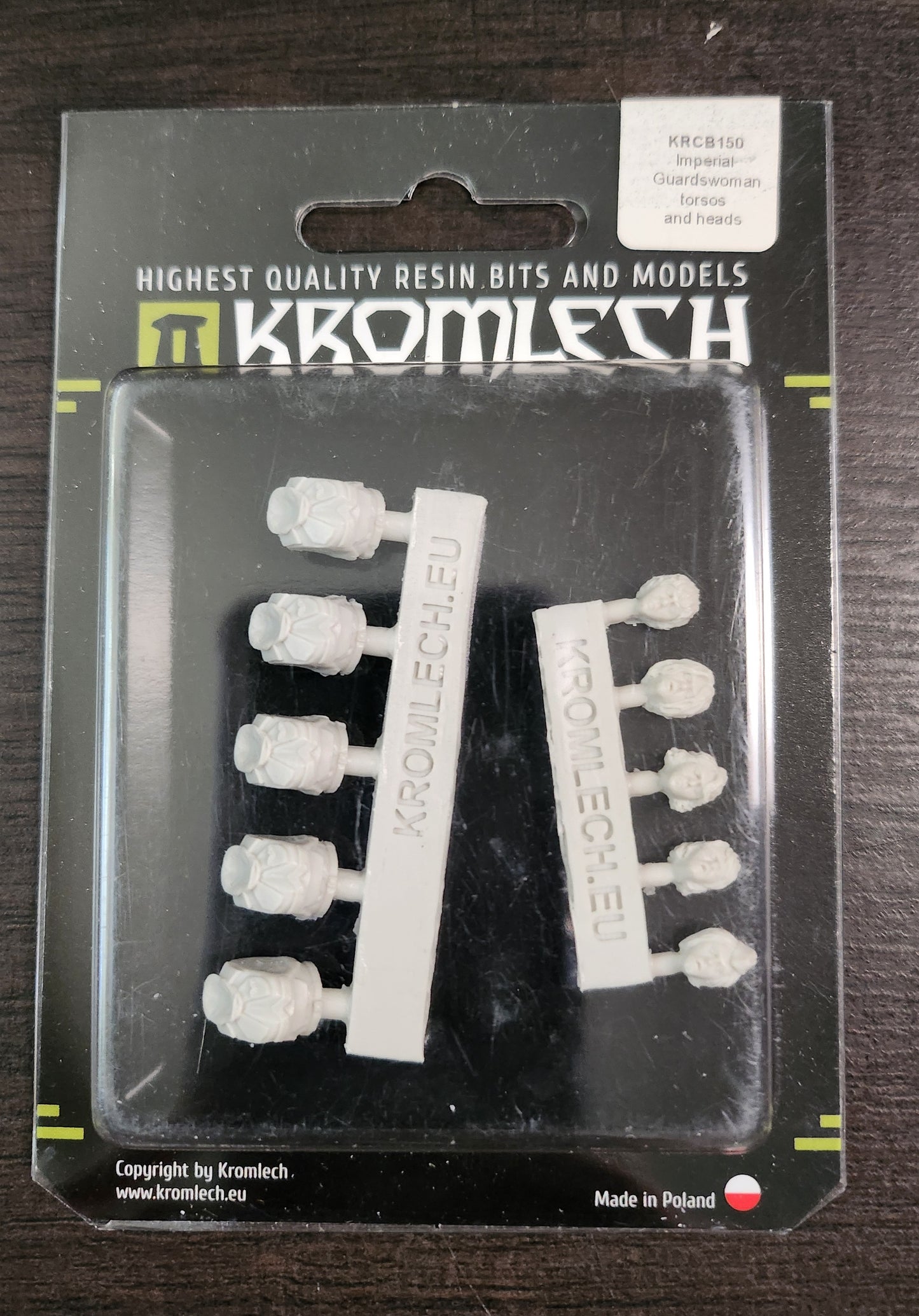 Kromlech Imperial Guardswoman Torsos and Head (*See Per Order Flat Rate Shipping)