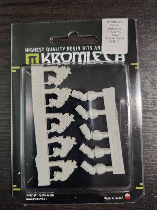 Kromlech Conversion Bitz Prime Legionaries CCW Arms Heavy Thunder Pistols [Left] (5) (*See Per Order Flat Rate Shipping)