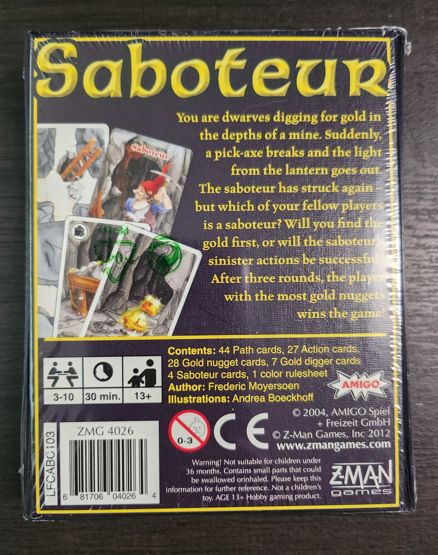 Saboteur by Zman (*See Per Order Flat Rate Shipping)