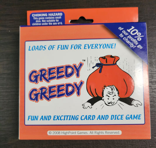 Greedy Greedy Card and Dice Game (*See Per Order Flat Rate Shipping)