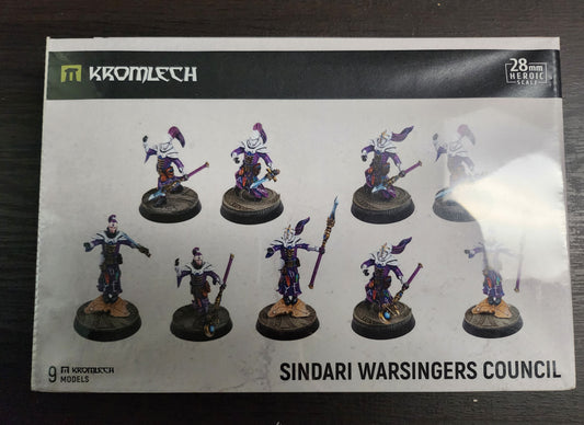 Kromlech Miniatures Sindari Warsigners Council (9)(*See Per Order Flat Rate Shipping)